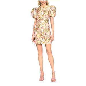 Clover And Sloane Womens Floral Sheath Dress